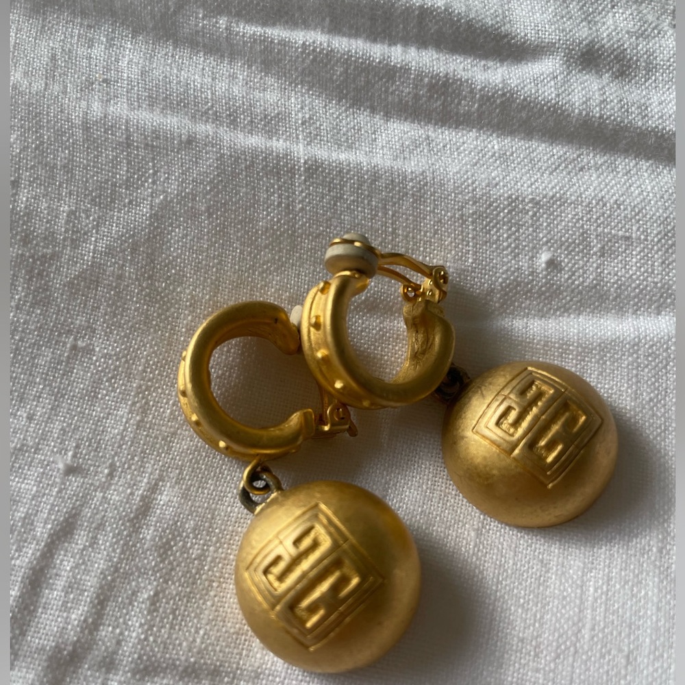 Vintage Versace Clip-on Earrings